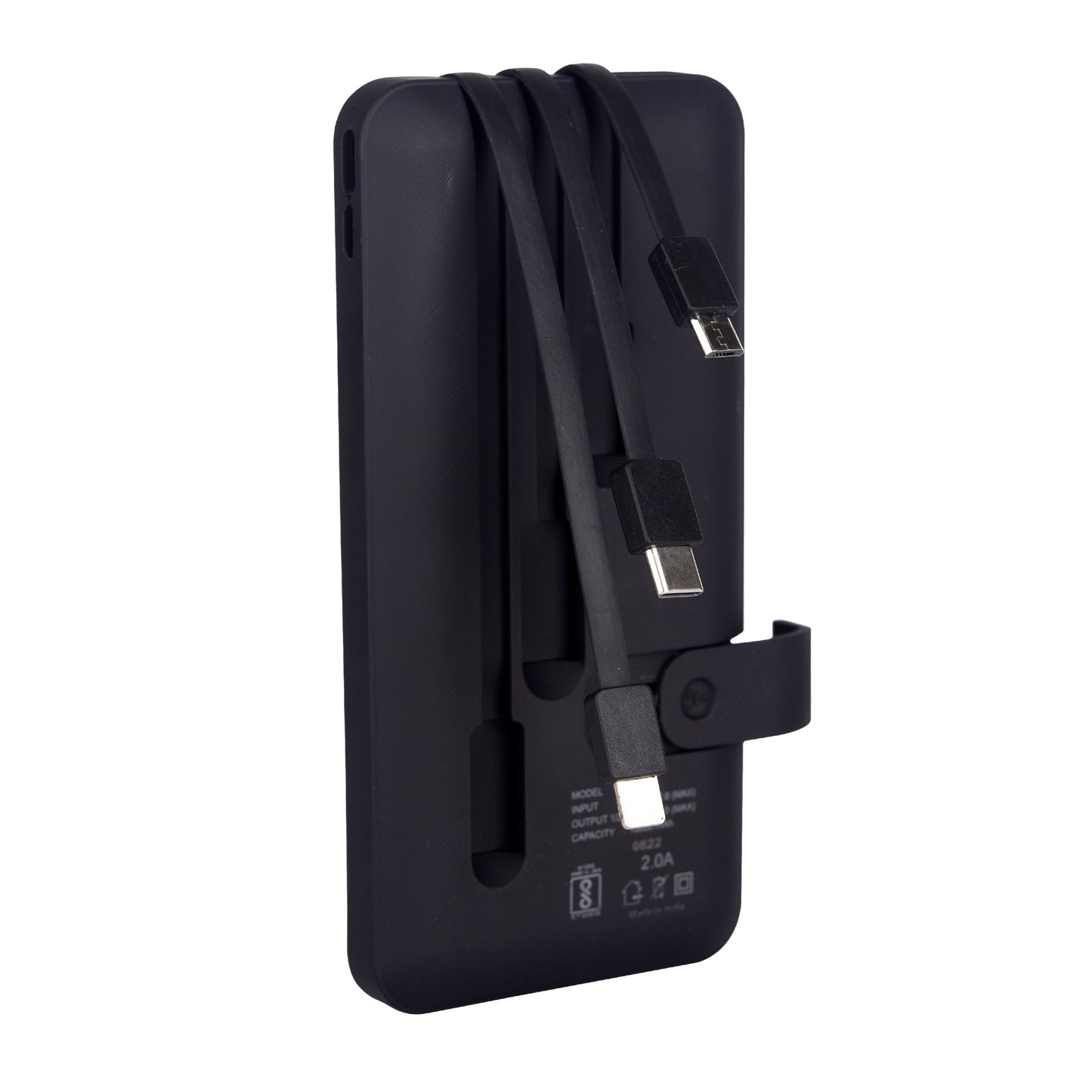 Personalized Black 10000mAh Power Bank - For Corporate Gifting, Event Gifting, Freebies, Promotions - HKP0077