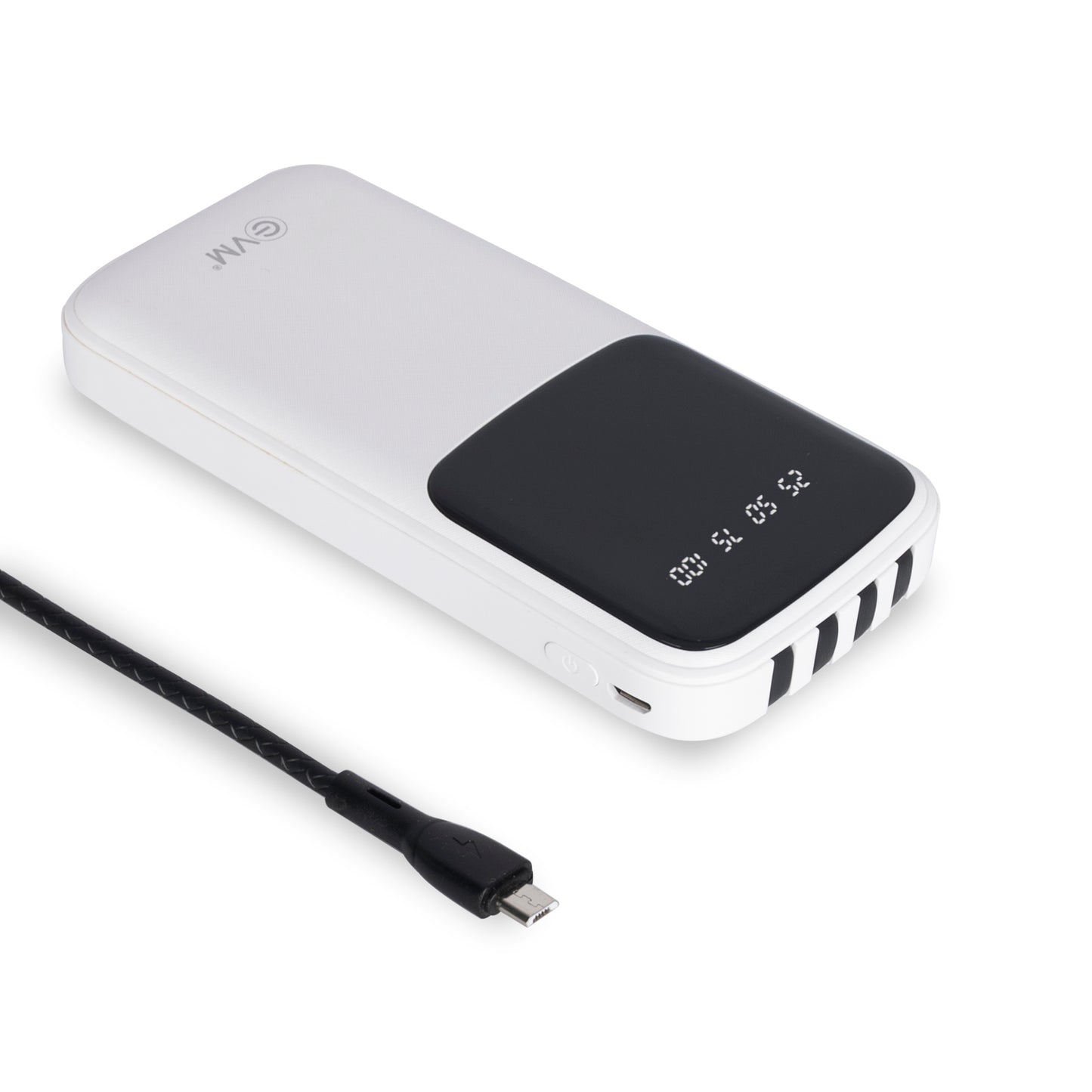 Personalized White 10000mAh Power Bank - For Corporate Gifting, Event Gifting, Freebies, Promotions - P0108 - The Gifting Marketplace