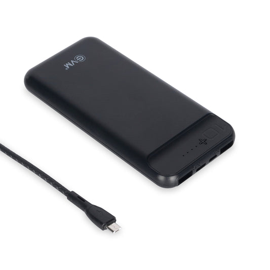 Personalized Black 10000mAh Power Bank - For Corporate Gifting, Event Gifting, Freebies, Promotions - P0109