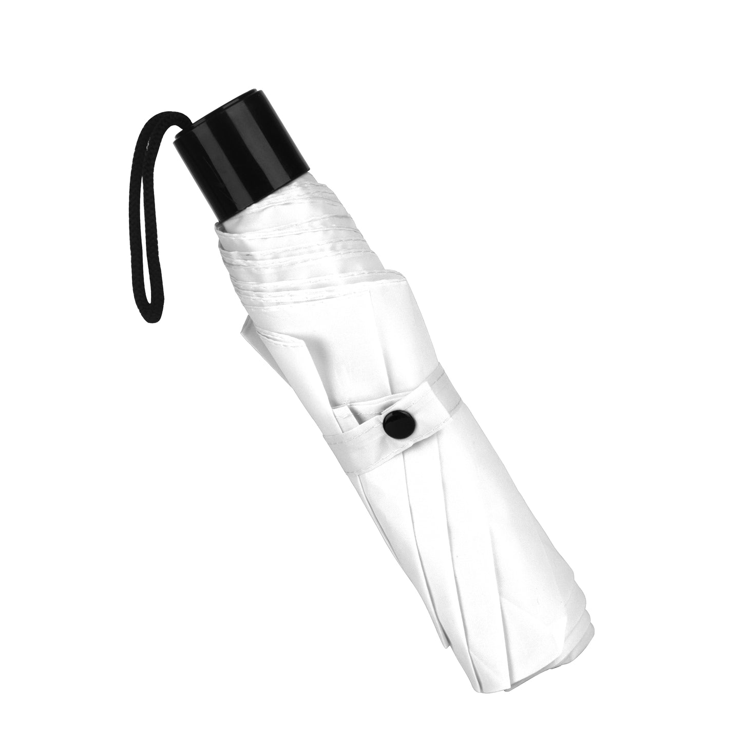 Customized Logo Printed White 3 Fold Umbrella Corporate Or Promotional Gifting HK10230