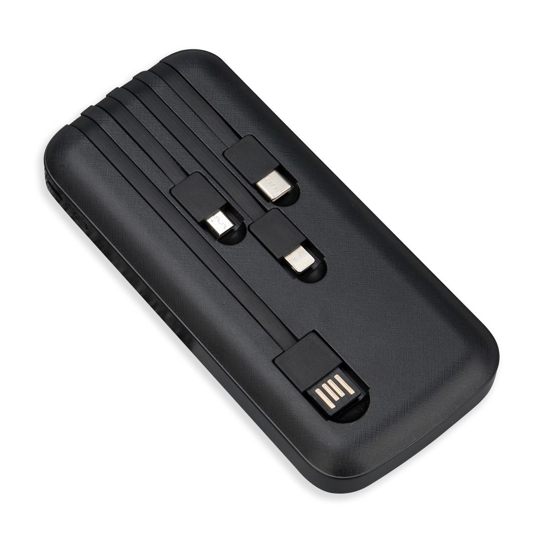 Personalized Black 10000mAh Power Bank - For Corporate Gifting, Event Gifting, Freebies, Promotions - HKP0108