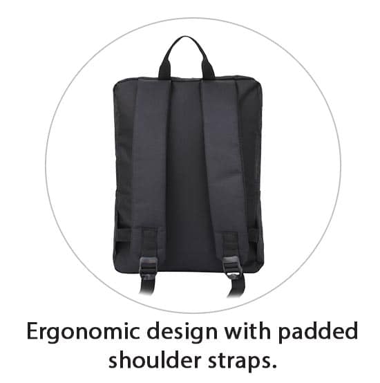 Multi Pocket Black Backpack - For Employees, Travelers, Corporate, Client or Dealer Gifting, Events Promotional Freebies BGS06 - The Gifting Marketplace