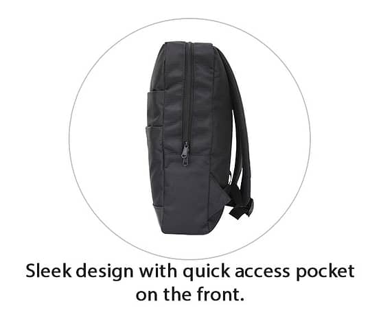 Multi Pocket Black Backpack - For Employees, Travelers, Corporate, Client or Dealer Gifting, Events Promotional Freebies BGS06 - The Gifting Marketplace