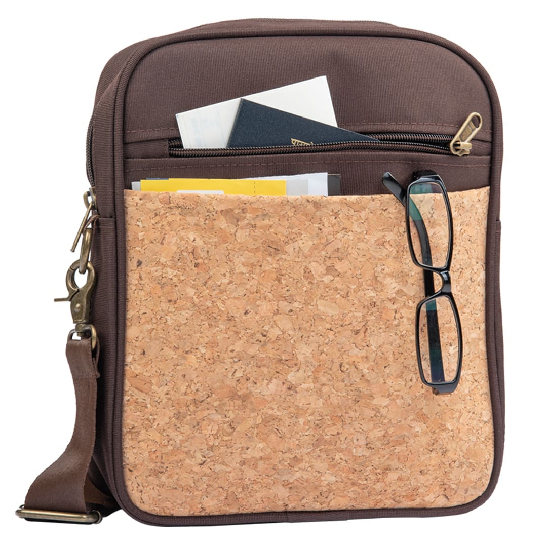 Personalized Dual Tone Eco-Friendly Sling Bag - For Employees, Travelers, Corporate, Client or Dealer Gifting, Events Promotional Freebies BGS17