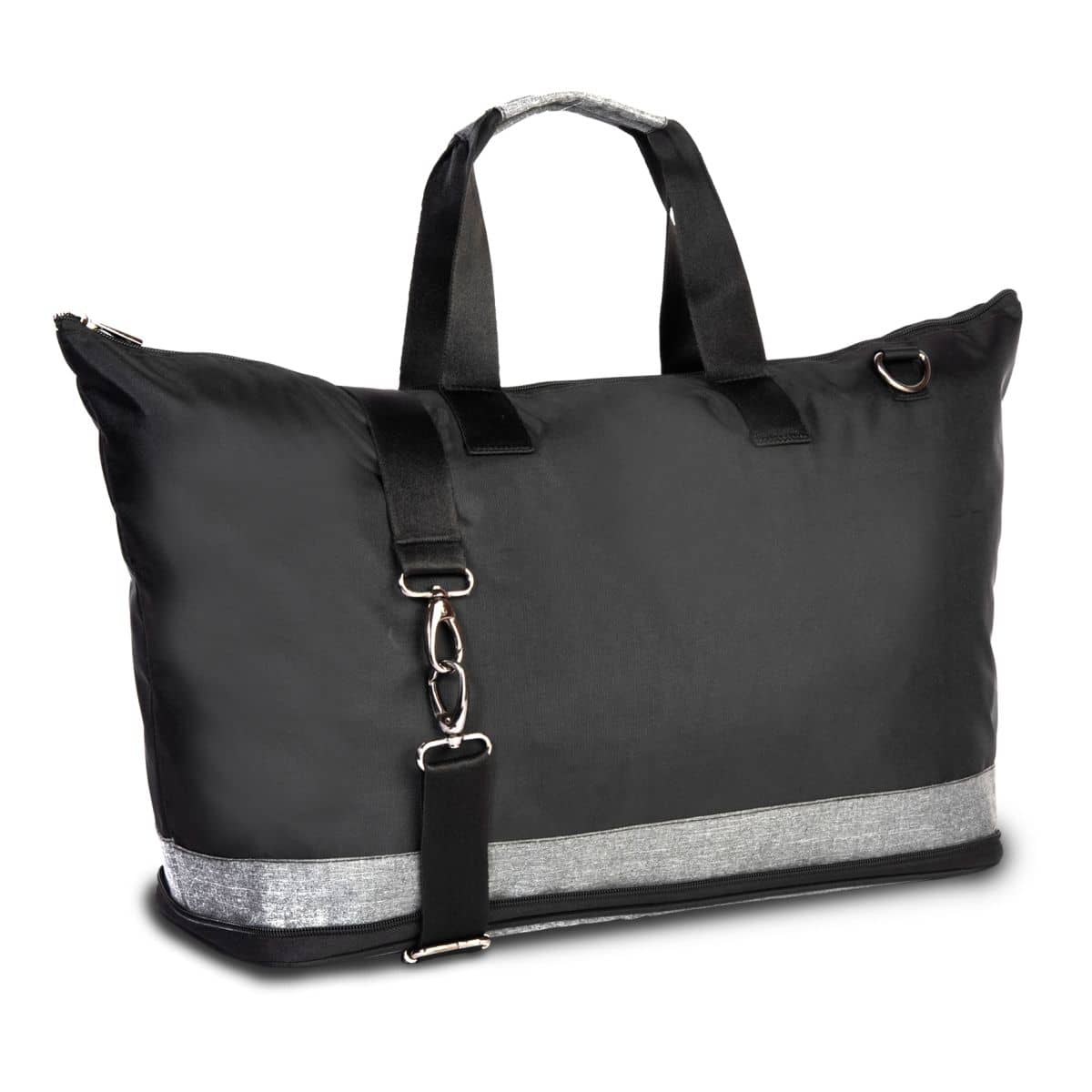 Black Folding Design Big Size Travel Bag - For Employees, Travelers, Corporate, Client or Dealer Gifting, Events Promotional Freebies BGS21 - The Gifting Marketplace