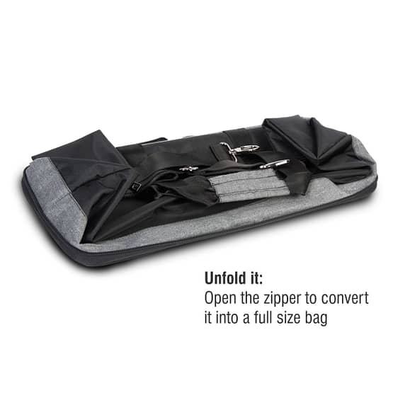 Black Folding Design Big Size Travel Bag - For Employees, Travelers, Corporate, Client or Dealer Gifting, Events Promotional Freebies BGS21 - The Gifting Marketplace