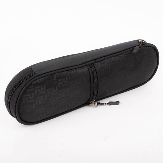 Black Folding Design Zipper Lock Shopping Bag - For Employees, Travelers, Corporate, Client or Dealer Gifting, Events Promotional Freebies BGS25