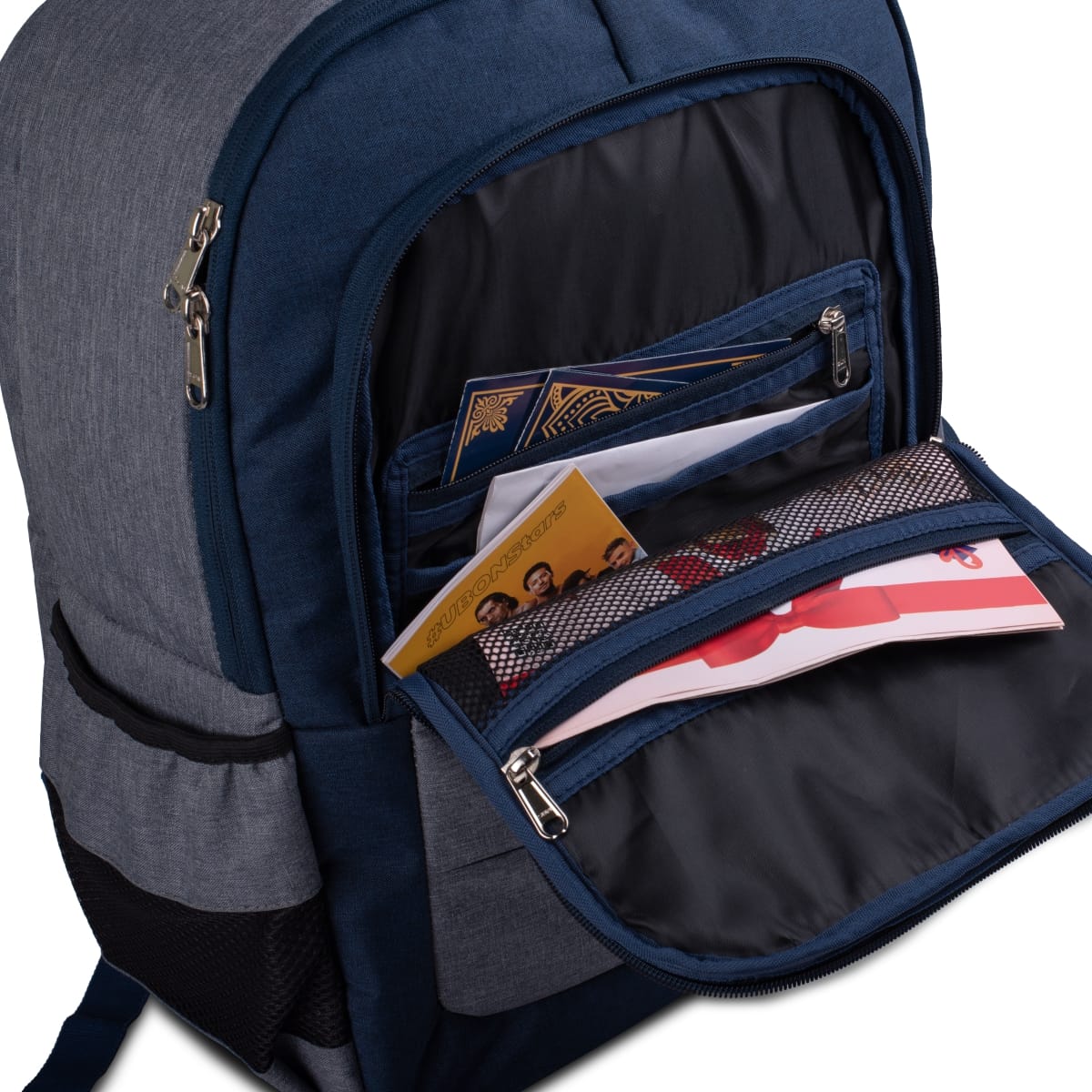 Multipurpose Spacious Executive Backpack with Lunch Box and Rain Cover - For Employees, Travelers, Corporate, Client or Dealer Gifting, Events Promotional Freebies BGS35