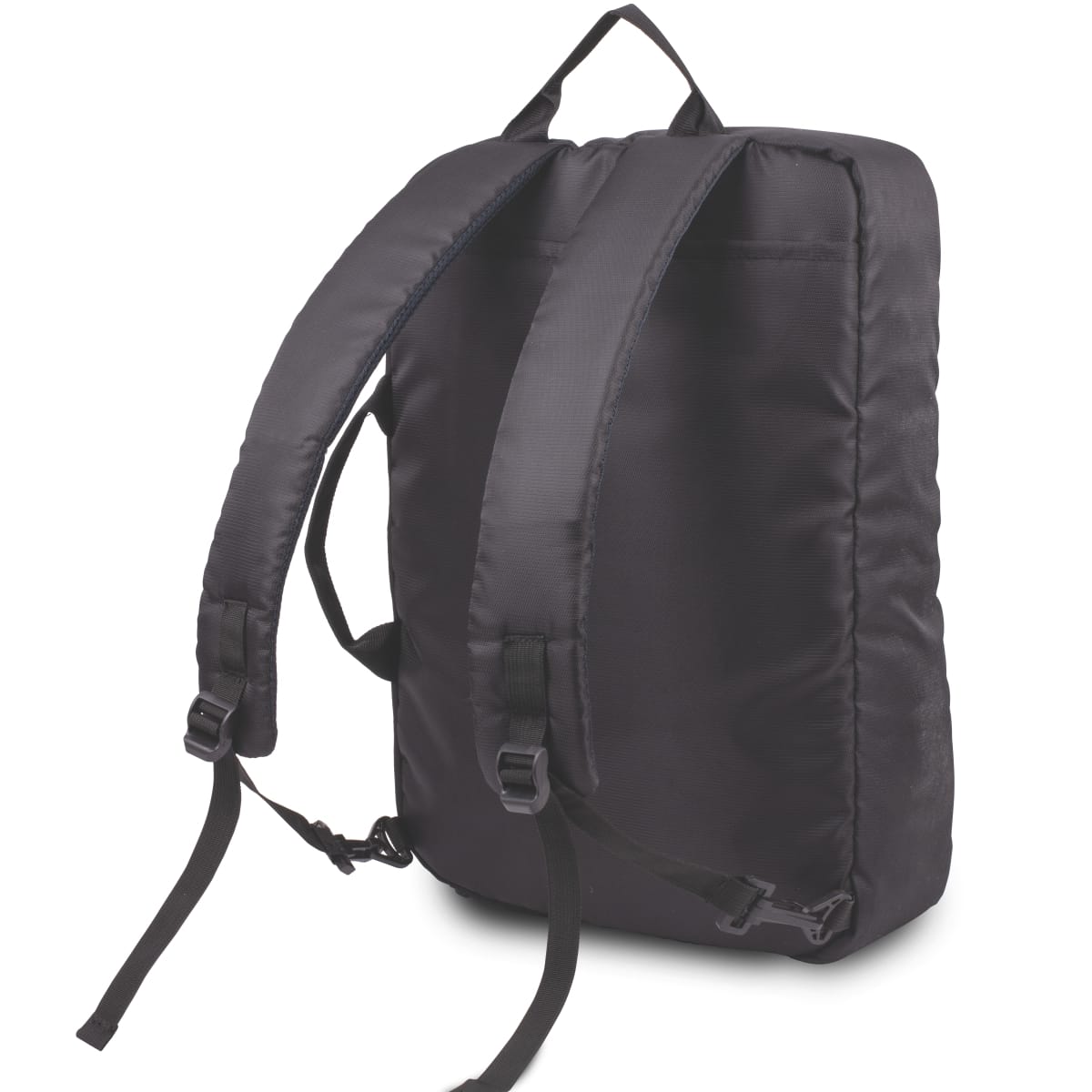 Personalized Multipurpose Black Laptop Sling cum Backpack - For Employees, Travelers, Corporate, Client or Dealer Gifting, Events Promotional Freebies BGS39