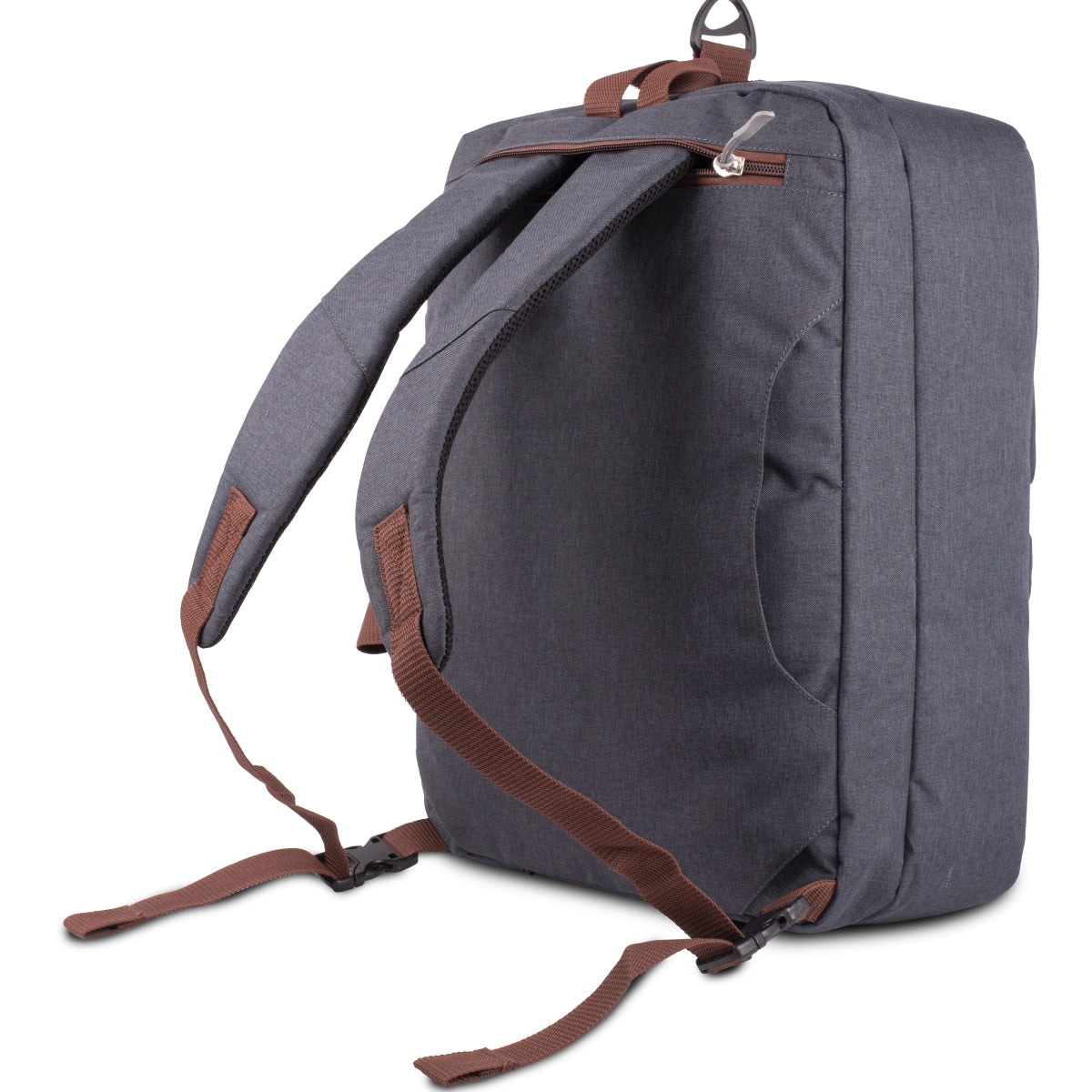 2in1 Personalized Gray Laptop Sling cum Backpack - For Employees, Travelers, Corporate, Client or Dealer Gifting, Events Promotional Freebies BGS41