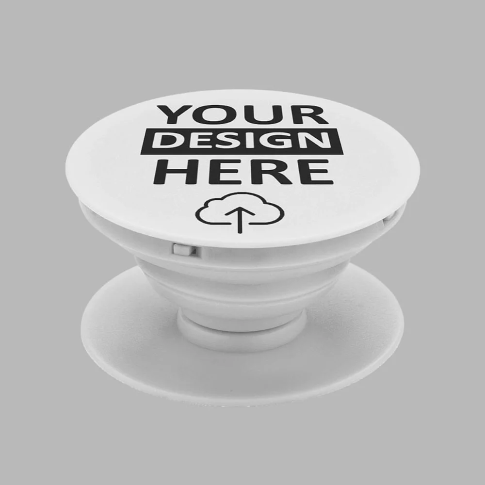 Customized or Personalized White Expandable Phone Mount - For Corporate Gifting, Event Freebies, Promotions, College or Company Events TGMPG