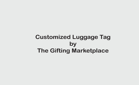 Customized Luggage Tag with Black Loop – Travel Smart with Your Brand