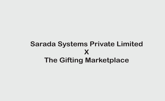 Personalized Multifunctional LED Desk Alarm Clock & Grey Notebook Diary for Sarada Systems Private Limited