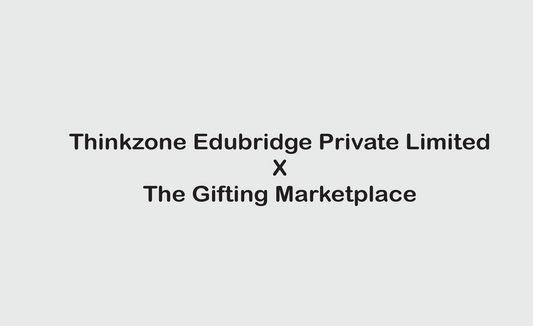 Personalized Blue Notebook & Black Temperature Water Bottle for Thinkzone Edubridge Private Limited – Practical Gifting with Purpose