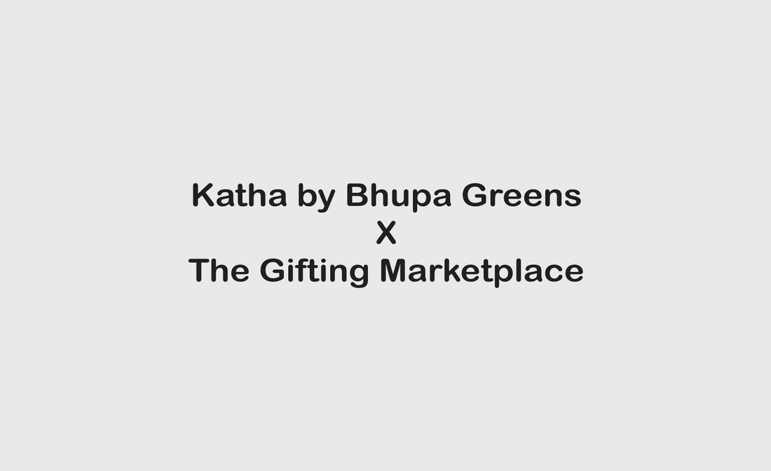 Customized Jute Bag (14 x 16 Inch) for Katha by Bhupa Greens