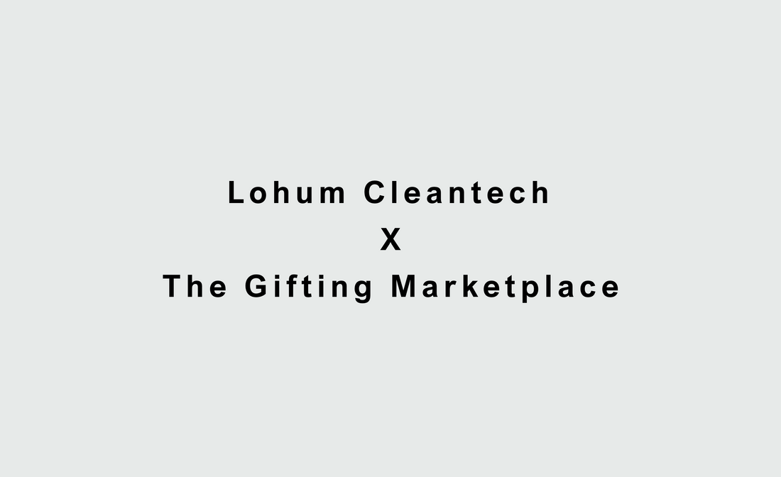 Personalized Black Vertical Magnetic Business Visiting Card Holder for Lohum Cleantech