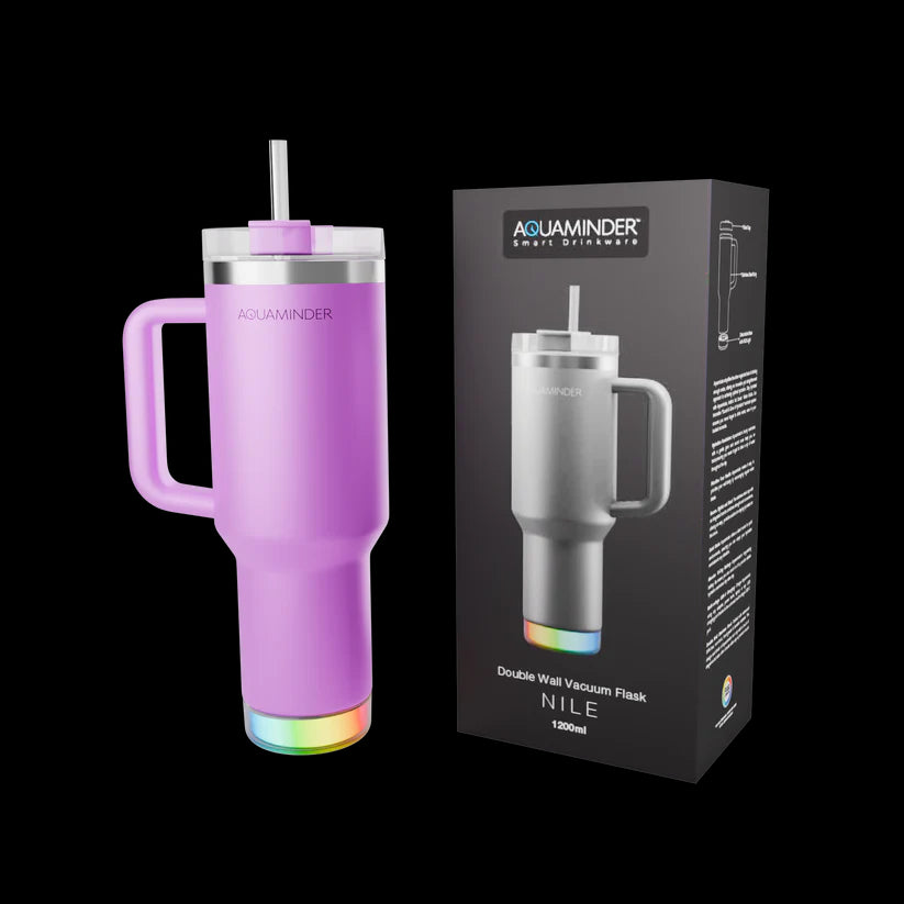 Personalized 1.2L Stainless Steel Smart Tumbler with Handle, Straw & Lid | Premium SS304 Hydration Reminder Bottle – For Corporate Gifting, Return Gift, Event Gift, Promotions XTNILE - The Gifting Marketplace