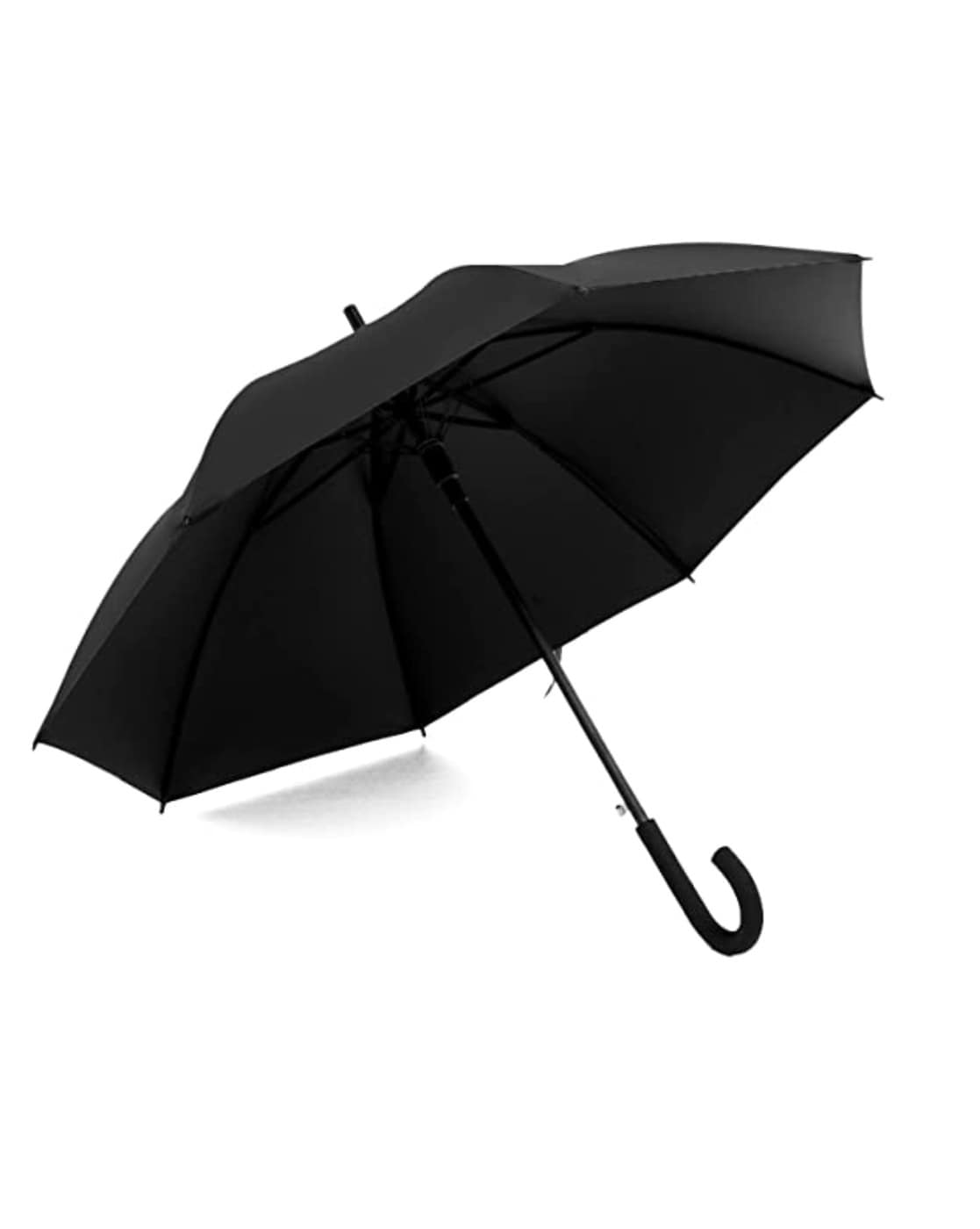 Personalized Black Rain & UV Protection Straight, Strong & Windproof Umbrella - For Corporate Gifting, Event Gifting, Freebies, Promotions, Rainwear, Rainy Season Gift Item - TGMPCW2