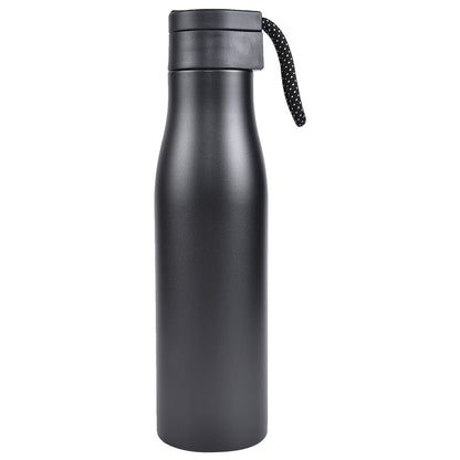 Personalized Engraved Hot and Cold Black Flask Sports Bottle - For Return Gift, Corporate Gifting, Office or Personal Use LO