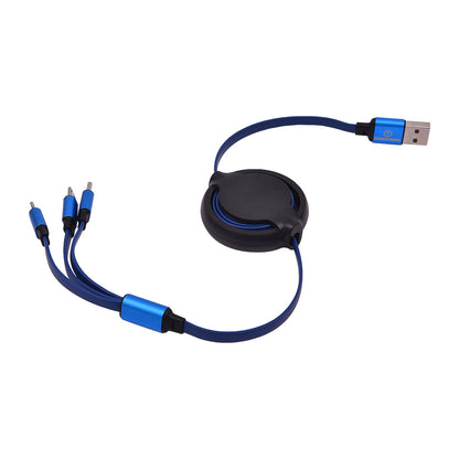 Personalized Retractable 3in1 Yo Yo Charging Cable - For Corporate Gifting, Return Gift, Event Gifting, Promotional Item, Exhibition Gifting - LO-GC24