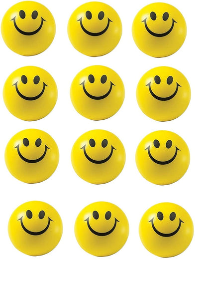 Personalized Smiley Stress Relief Soft Balls - For Client, Dealer, or Corporate Gifting, Events Promotional Freebie, Return Gift - TGMSTRESS1