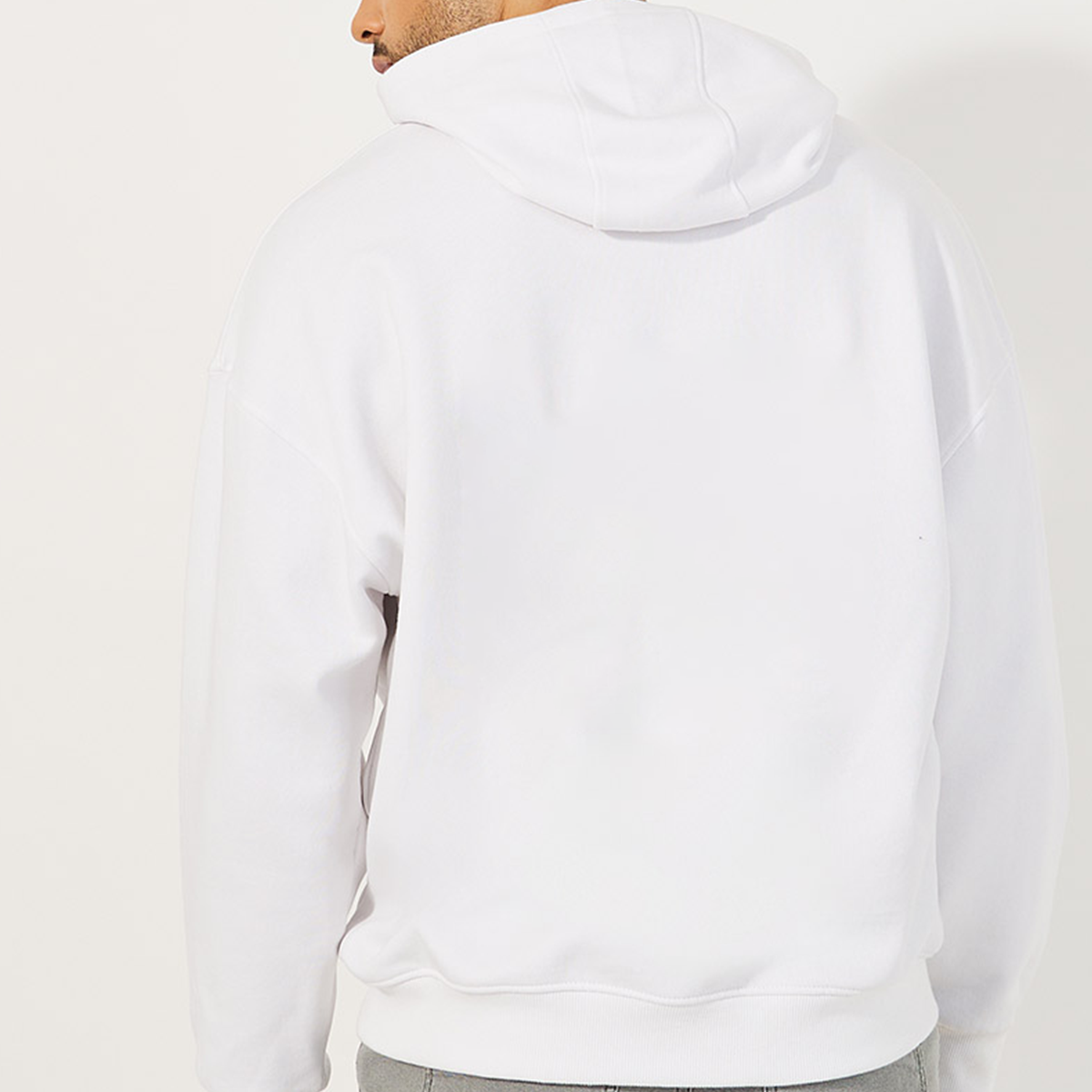 Personalized Solid White Hoodie - For Corporate Events, Corporate Gifting, Sports Day, College Events, Promotions RBE