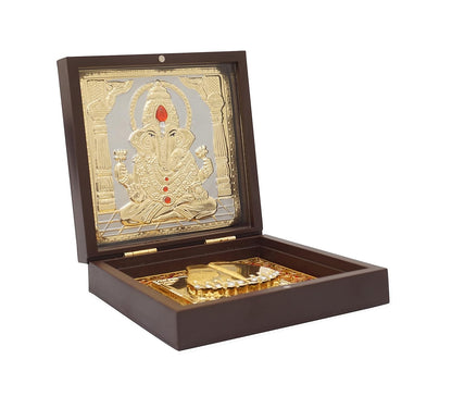 Personalized Ganesh Religious Pooja Peti cum Box - For Diwali Corporate Gifting, Diwali Employee Gifts, Festive Corporate Gifting, Diwali Office Gifts