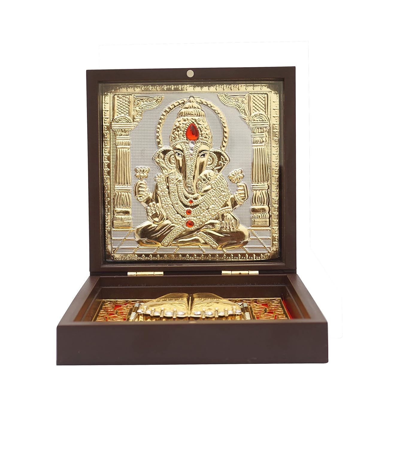 Personalized Ganesh Religious Pooja Peti cum Box - For Diwali Corporate Gifting, Diwali Employee Gifts, Festive Corporate Gifting, Diwali Office Gifts