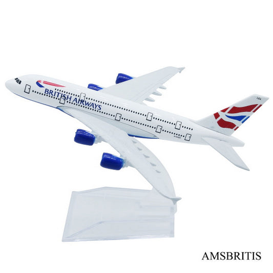 Aircraft Model Small British Airways - For Office Use, Personal Use, or Corporate Gifting JA