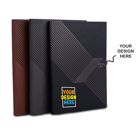 Personalized A5 Size Corporate Notebook Diary - For Office Use, Personal Use, or Corporate Gifting BG123