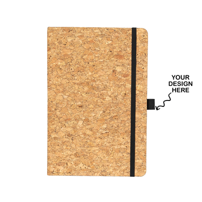 Personalized Eco-Friendly Cork A5 Size Corporate Notebook Diary - For Office Use, Personal Use, or Corporate Gifting BGB107
