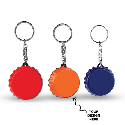 Personalized Keychain cum Bottle Opener - For Client, Dealer, or Corporate Gifting, Events Promotional Freebie BGJ121