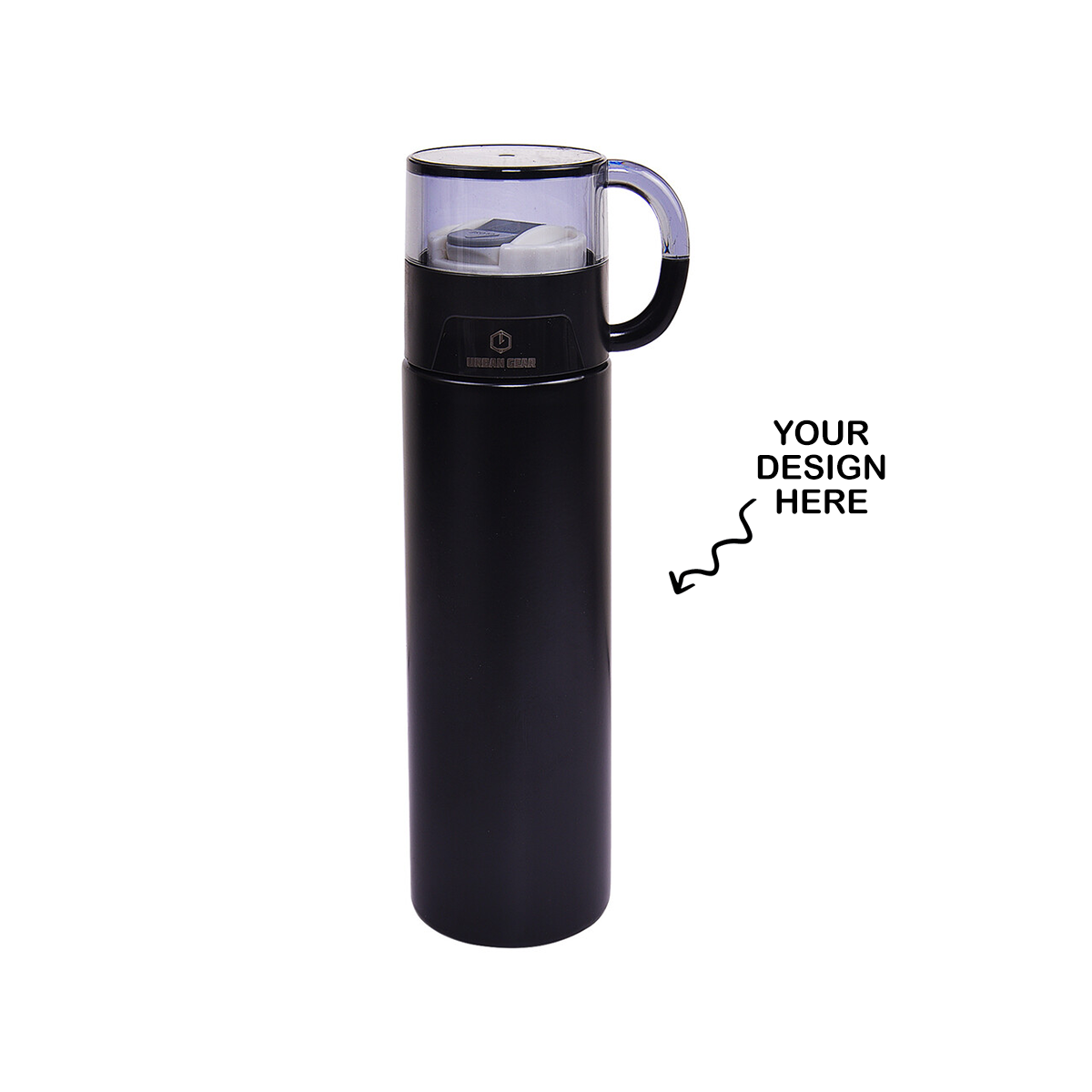 Personalized Engraved Hot and Cold Sports Bottle Cloud - For Return Gift, Corporate Gifting, Office or Personal Use LO-DB55GS