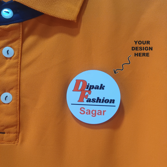Personalized Round 58mm Magnetic Badges for Promotions, Events, Freebies, Corporate Gifting, Staff & Exhibitions