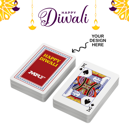 Personalized Playing Cards - For Diwali Corporate Gifting, Diwali Employee Gifts, Festive Corporate Gifting, Diwali Office Gifts