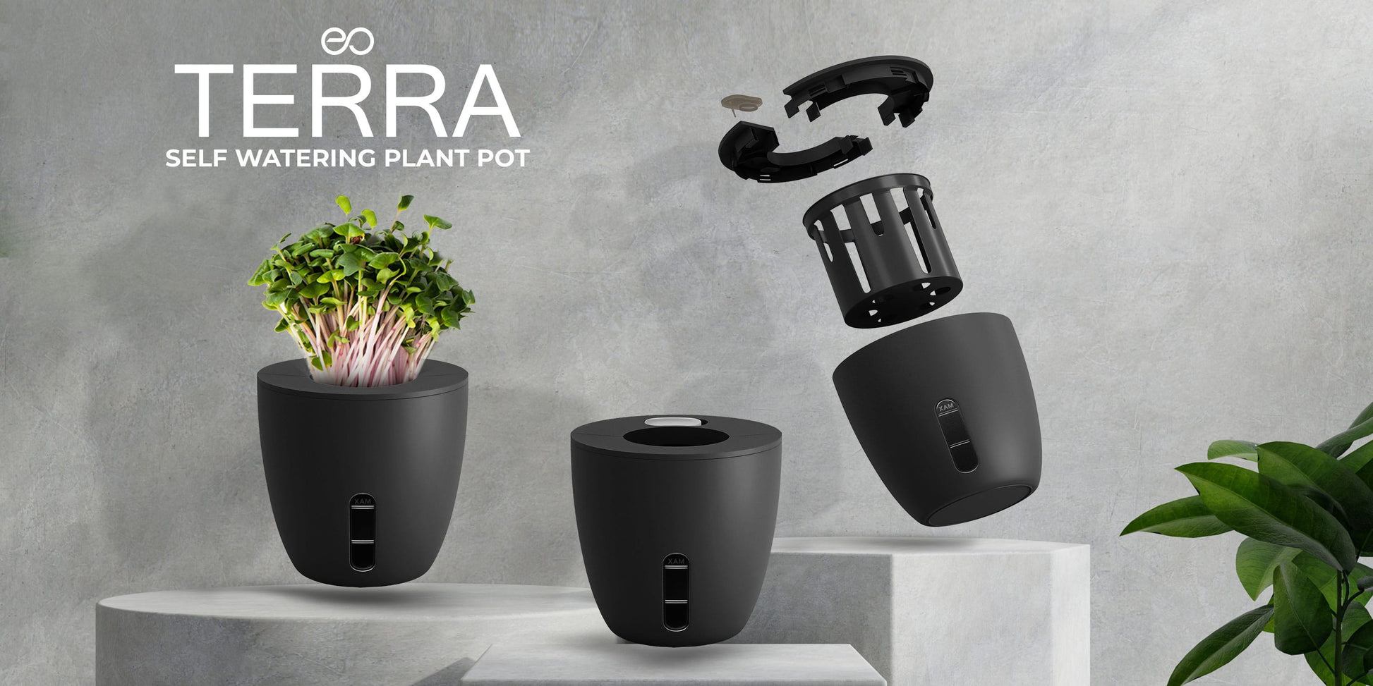 promotional plant pots Personalized Self Watering Plant Pot