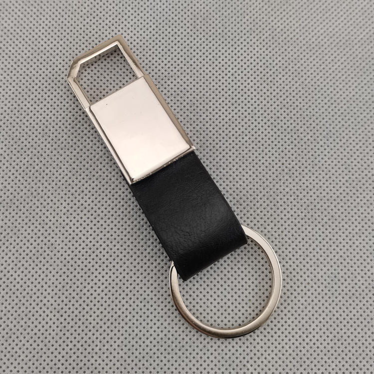 Personalized Engraved Black Metal Keychain - For Employee, Client, Dealer, or Corporate Gifting, Events Promotional Freebie JKKC10