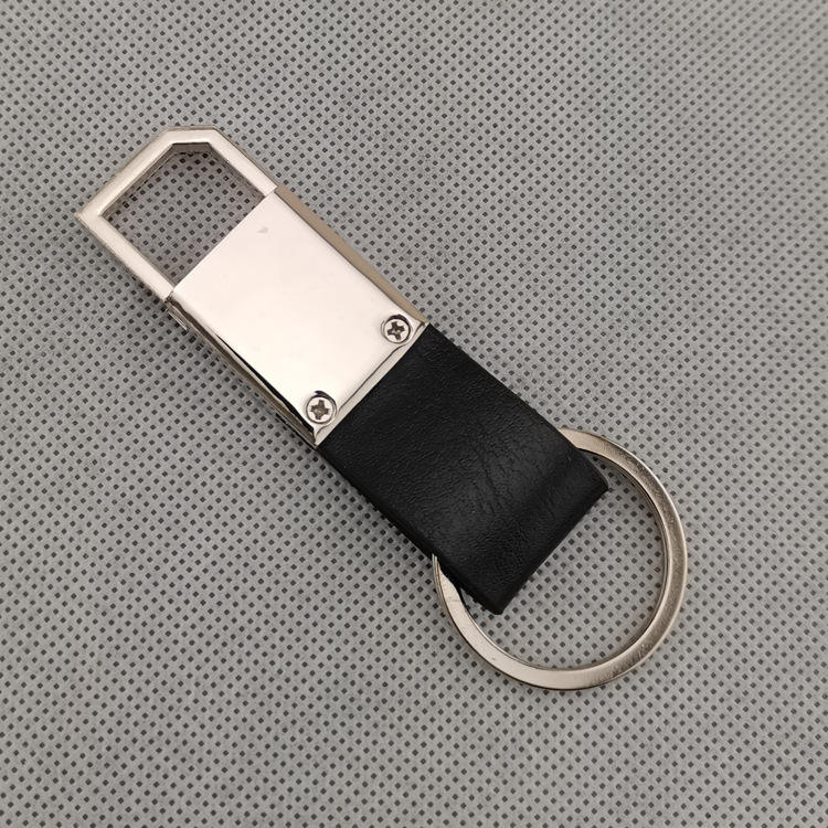 Personalized Engraved Black Metal Keychain - For Employee, Client, Dealer, or Corporate Gifting, Events Promotional Freebie JKKC10