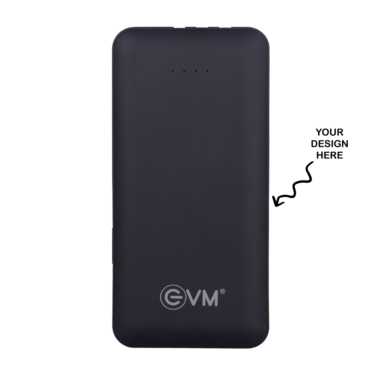 Personalized Black 10000mAh Power Bank - For Corporate Gifting, Event Gifting, Freebies, Promotions - HKP0077