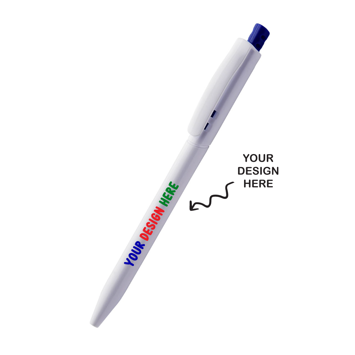 Personalized Plastic Ball Pen - For Corporate Gifting, Event or Exhibition Freebies, Promotional Item, Office Stationery JKP1