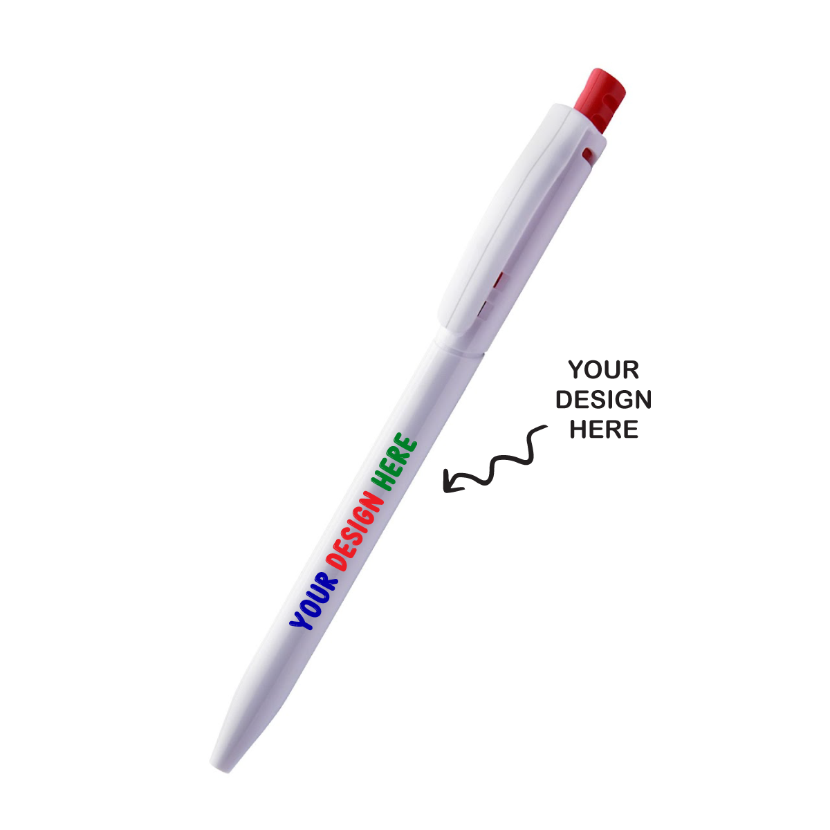 Personalized Plastic Ball Pen - For Corporate Gifting, Event or Exhibition Freebies, Promotional Item, Office Stationery JKP1