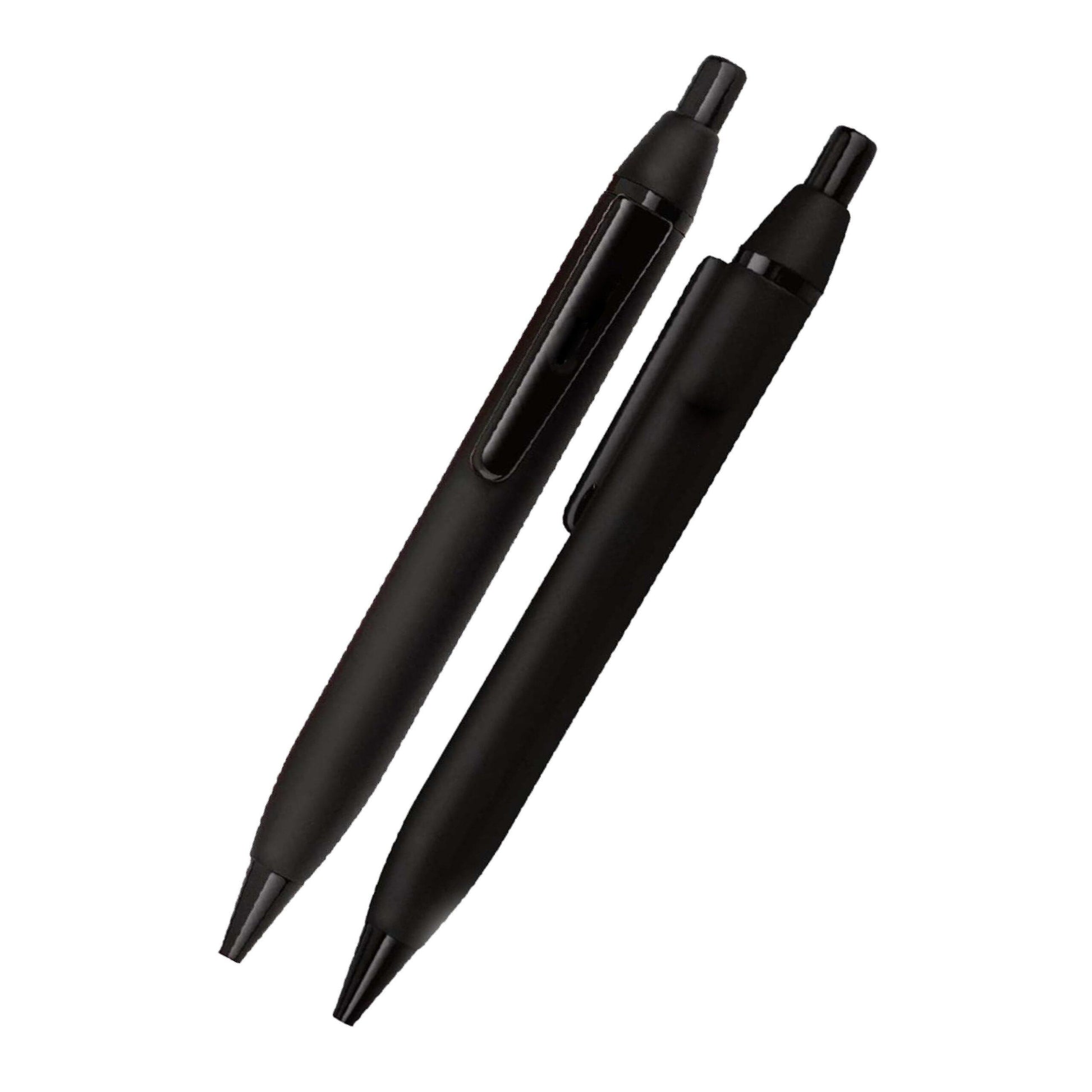Black Notebook Diary and Pen 2in1 Combo Gift Set - For Employee Joining Kit, Corporate, Client or Dealer Gifting JKSR138 - The Gifting Marketplace