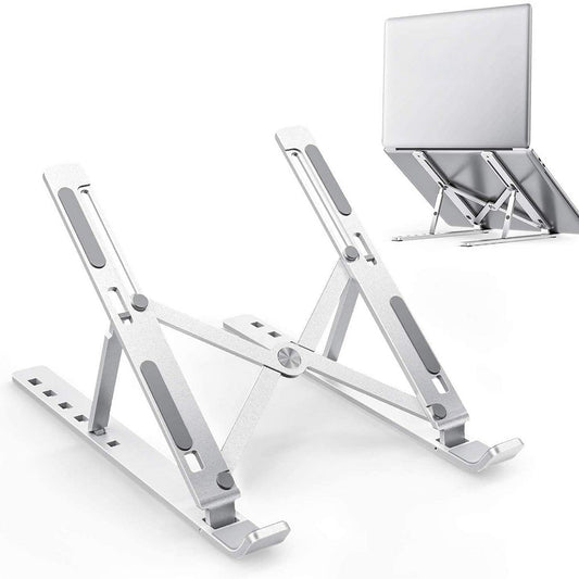 Silver Aluminum Laptop Stand - For Office Use, Personal Use, Corporate Gifting JALSFS00