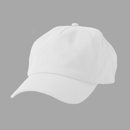 Personalized White Cotton Cap - For Corporate Gifting, School, College, Office Events and Sports Day TGMPR