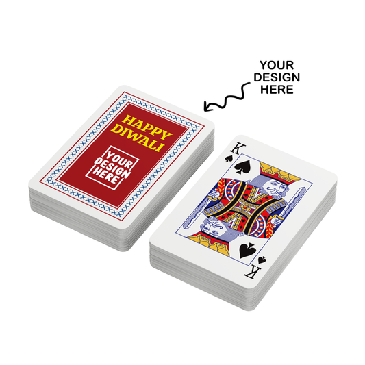 Personalized Playing Cards - For Diwali Corporate Gifting, Diwali Employee Gifts, Festive Corporate Gifting, Diwali Office Gifts