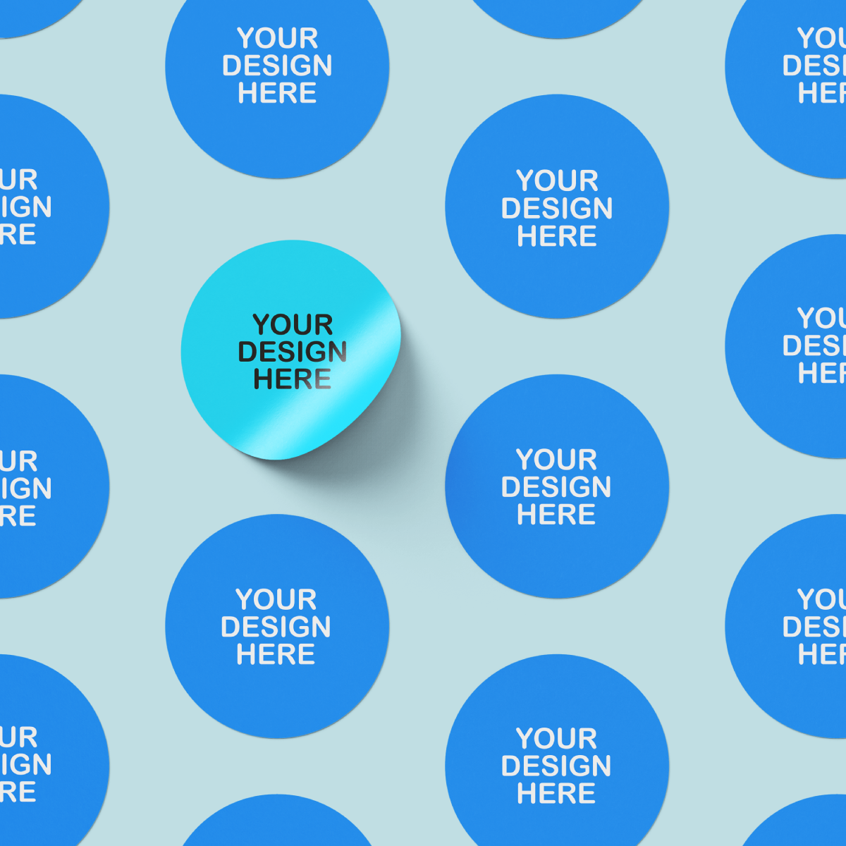 Individual Sticker Customized Round Stickers - Branding & Event Promotions – The Gifting ...