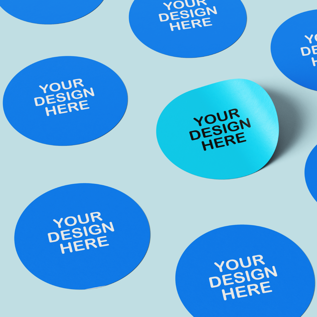 Customized Round Stickers for Branding, Packaging, and Event Promotions SL02