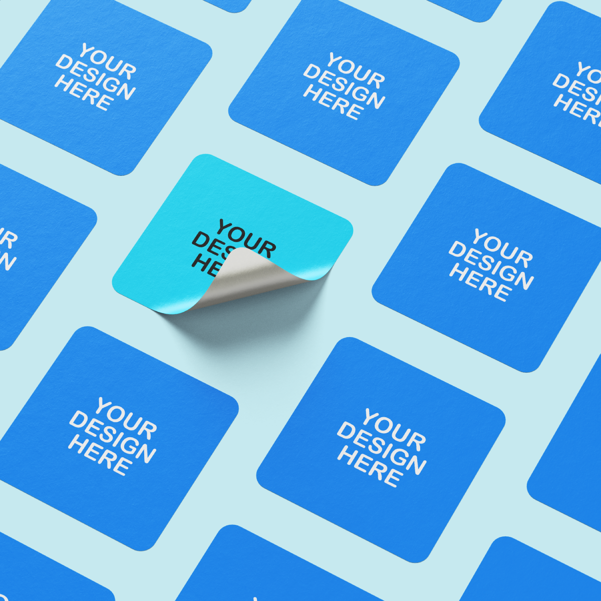 Square App Sticker Customized Square Stickers - Branding & Event Promotions – The Gifting ...