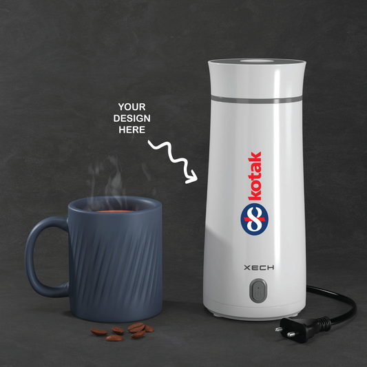 Personalized Portable Electric Travel Kettle cum Bottle - For Corporate Gifting, Office Gift Item, Return Gift, Event Gifts, Promotions XT10