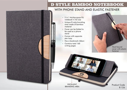 Personalized Engraved A5 Size Corporate Notebook Diary - For Office Use, Personal Use, or Corporate Gifting BG126